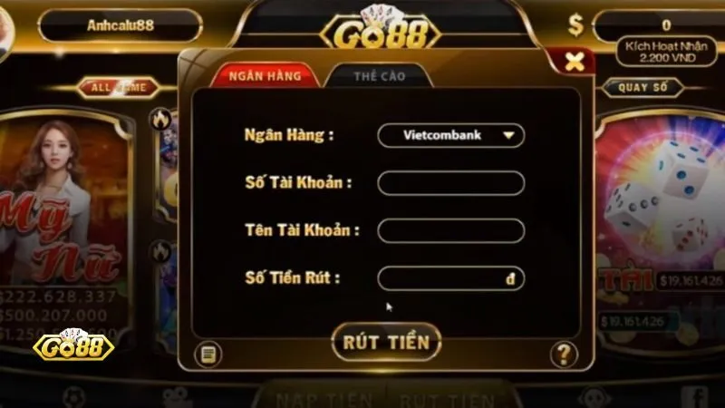 Kiểm tra thông tin cẩn thận trước khi nạp tiền Kiểm tra thông tin cẩn thận trước khi nạp tiền