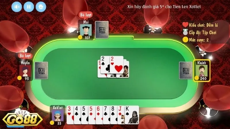 Chiến thuật chơi Tiến Lên Đếm Lá thông minh Chiến thuật chơi Tiến Lên Đếm Lá thông minh